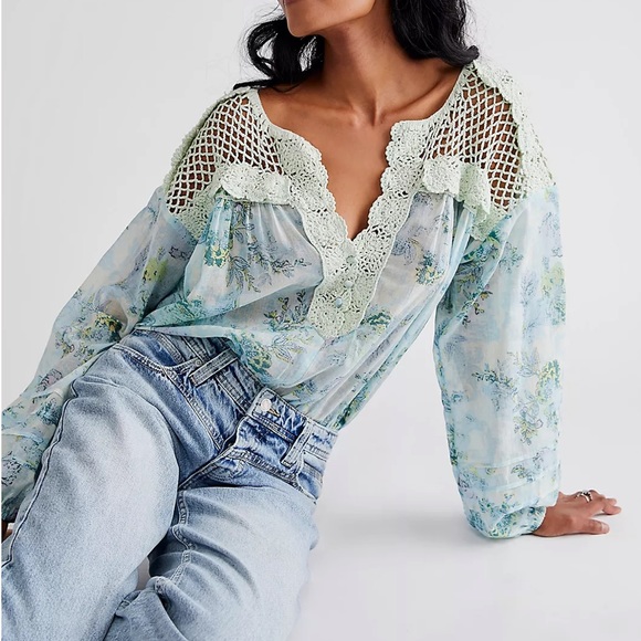 NWOT Intimately Free People Lulu May Crochet Bodysuit - M - Picture 2 of 6